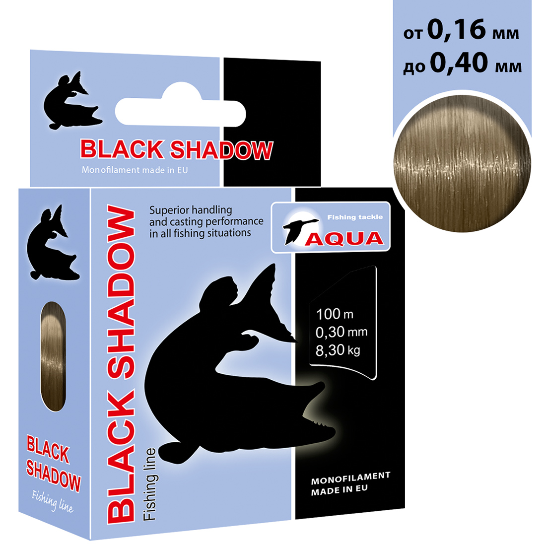 Леска BLACK SHADOW 100-метров